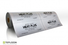Инфракрасная пленка Heat Plus silver сплошная 100 см 150 Вт - купить по хорошей цене