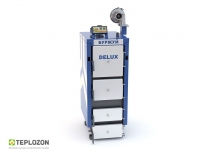 Буржуй Delux ДГ-24 (24 кВт) твердотопливный котел - купить по хорошей цене